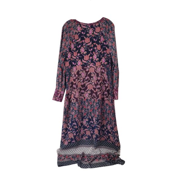 Cabi Maxi Dress Retro Flower Boho Print Size Medium - Picture 3 of 4